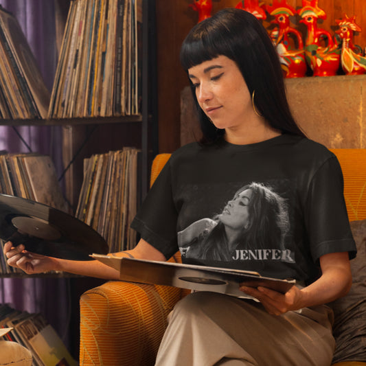 T-shirt avec portait de Jenifer